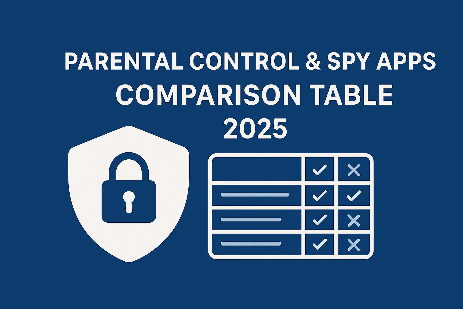 Parental Control & Spy Apps Comparison Table 2025