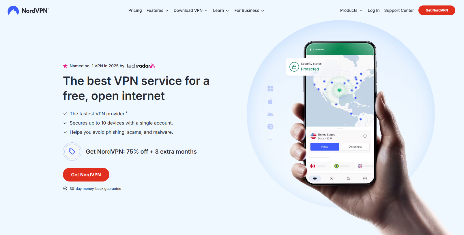 NordVPN best vpn service