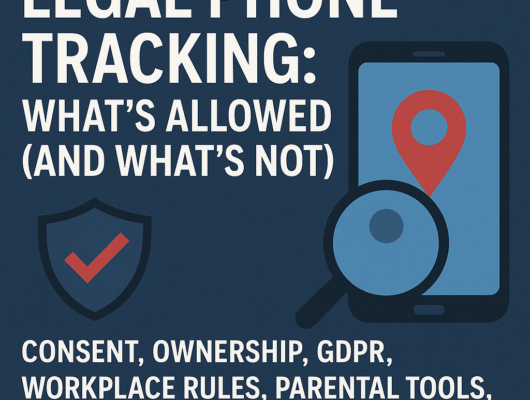 Legal Phone Tracking: What’s Allowed (and What’s Not)