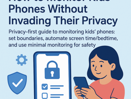 How to Monitor Kids’ Phones Without Invading Their Privacy
